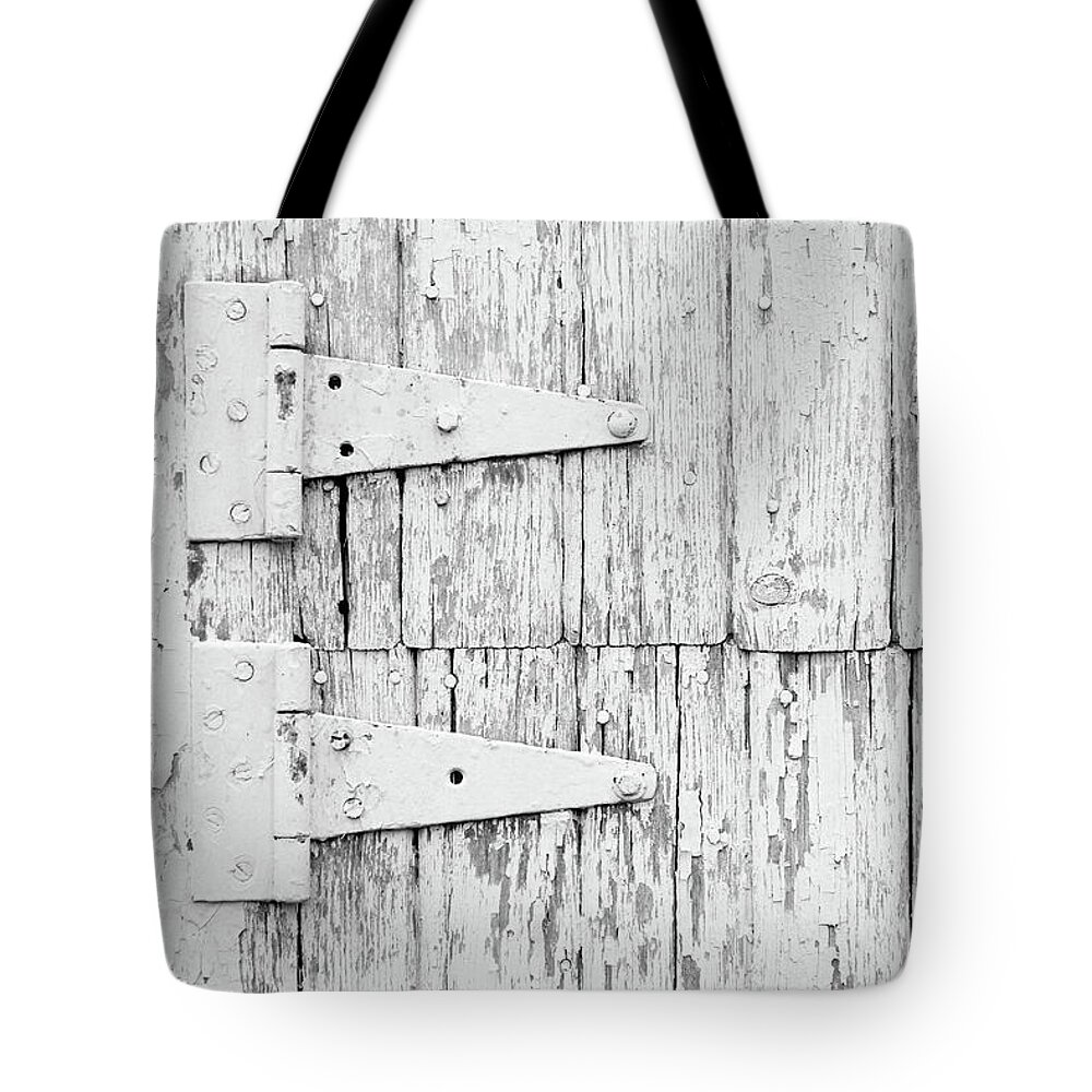 Farm Tote Bag featuring the photograph Hinged by Lens Art Photography By Larry Trager