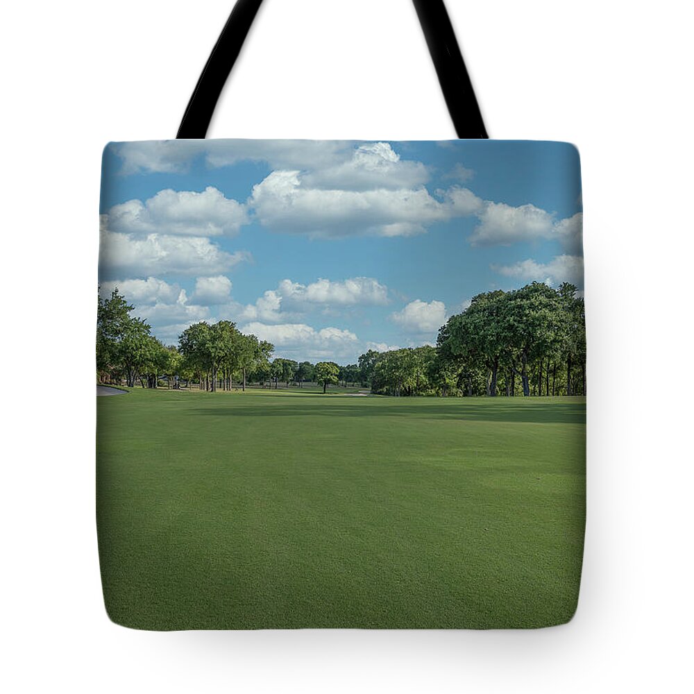 Cimarron Hills Tote Bag featuring the photograph Hole #11 by John Johnson