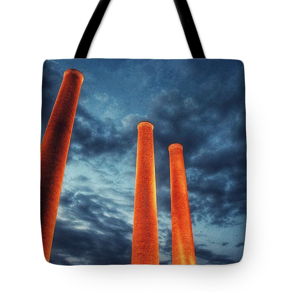 Photo Tote Bag featuring the photograph Homestead Stacks 2 by Evan Foster