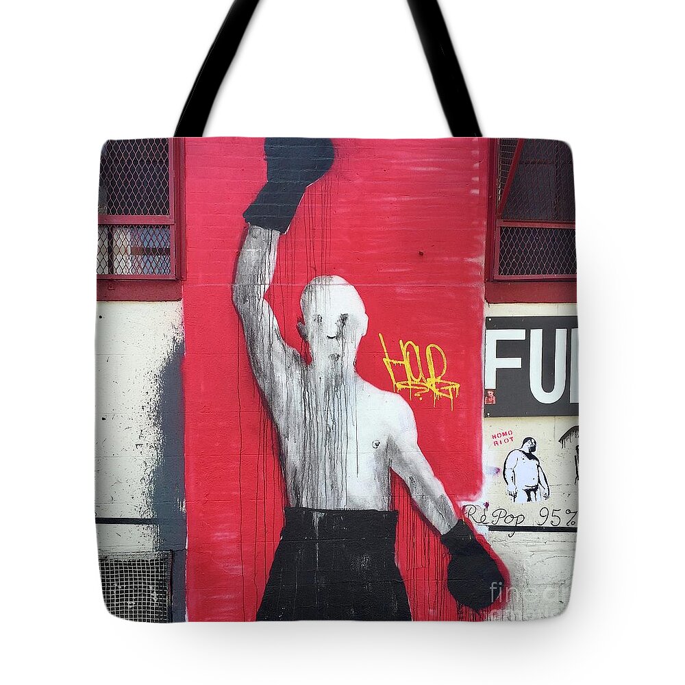 Homo Riot Tote Bag featuring the photograph Homo Riot by Flavia Westerwelle