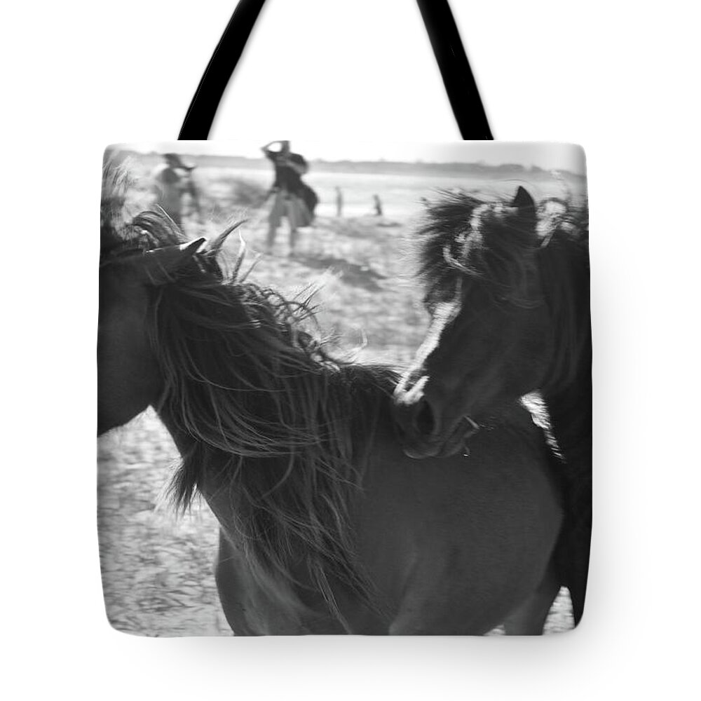 Animal Tote Bag featuring the photograph Horse Style by Melissa Southern