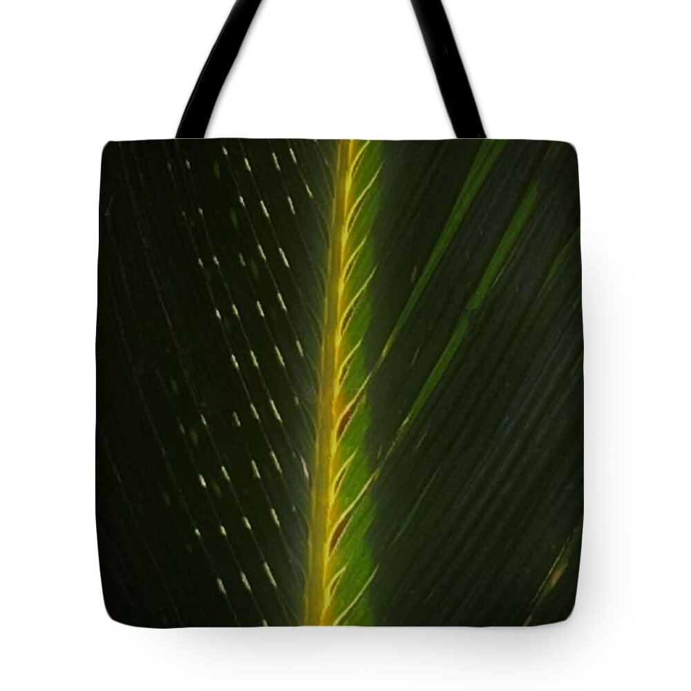 Palm Tote Bag featuring the photograph Hosanna by Tiesa Wesen