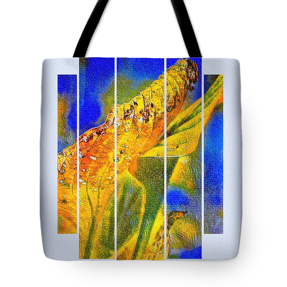 Hosta Tote Bag featuring the photograph Hosta's Golden End by Rene Crystal
