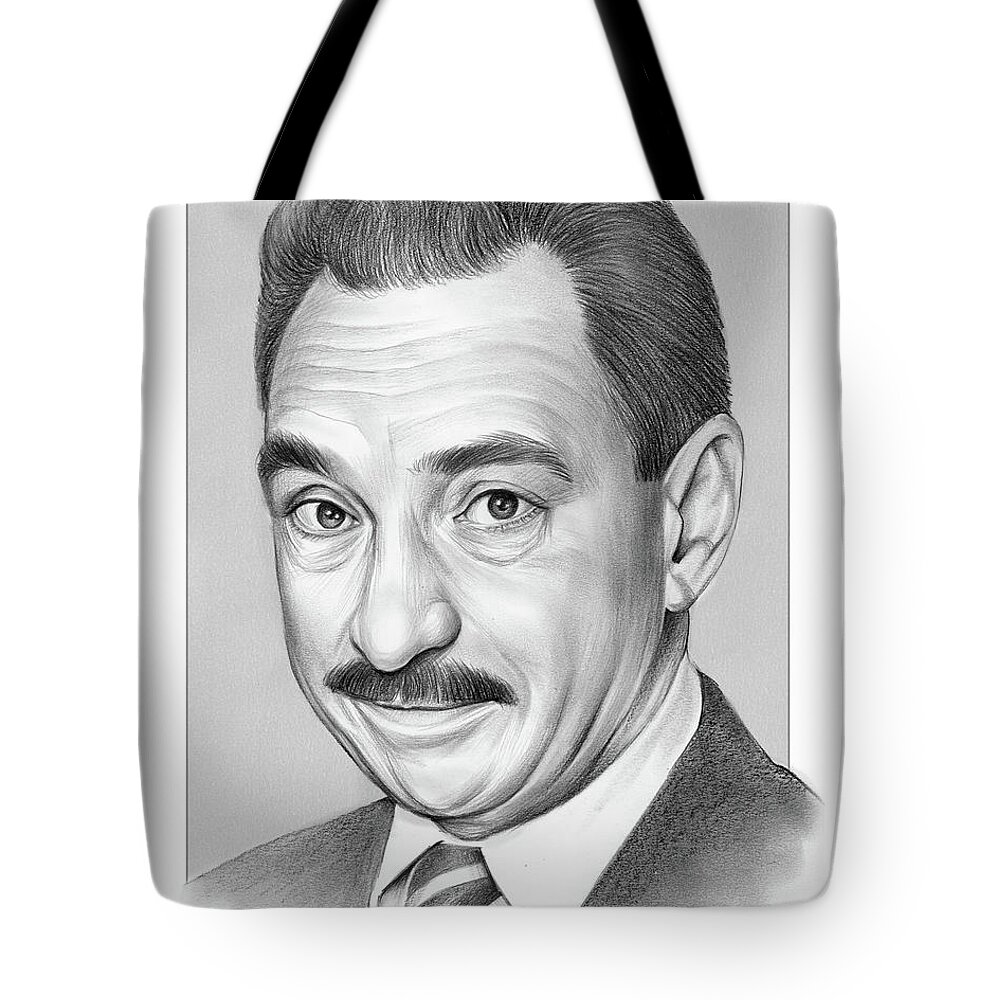 Jack Dodson Tote Bag featuring the drawing Howard Sprague 17SEP22 by Greg Joens