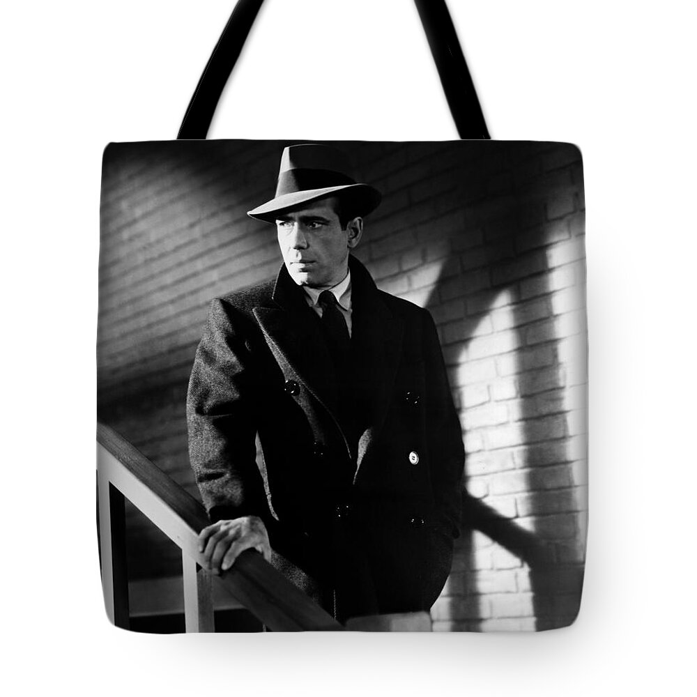 Film Noir Tote Bag featuring the photograph Humphrey Bogart - The Maltese Falcon by Sad Hill - Bizarre Los Angeles Archive