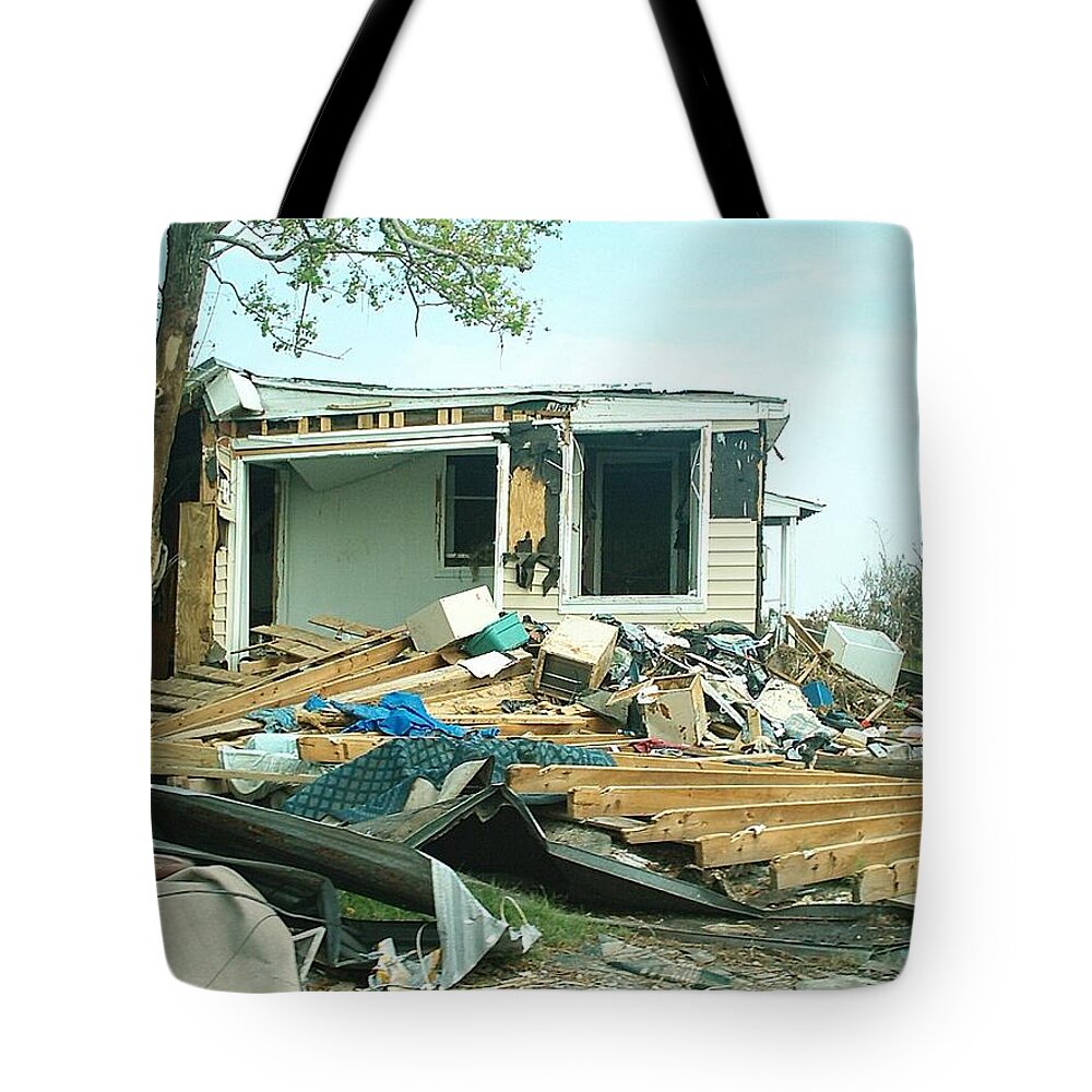  Tote Bag featuring the photograph Hurricane Katrina Series - 5 by Christopher Lotito