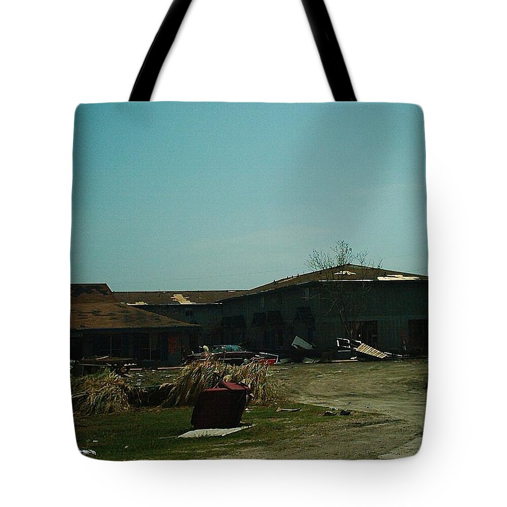  Tote Bag featuring the photograph Hurricane Katrina Series - 1 by Christopher Lotito