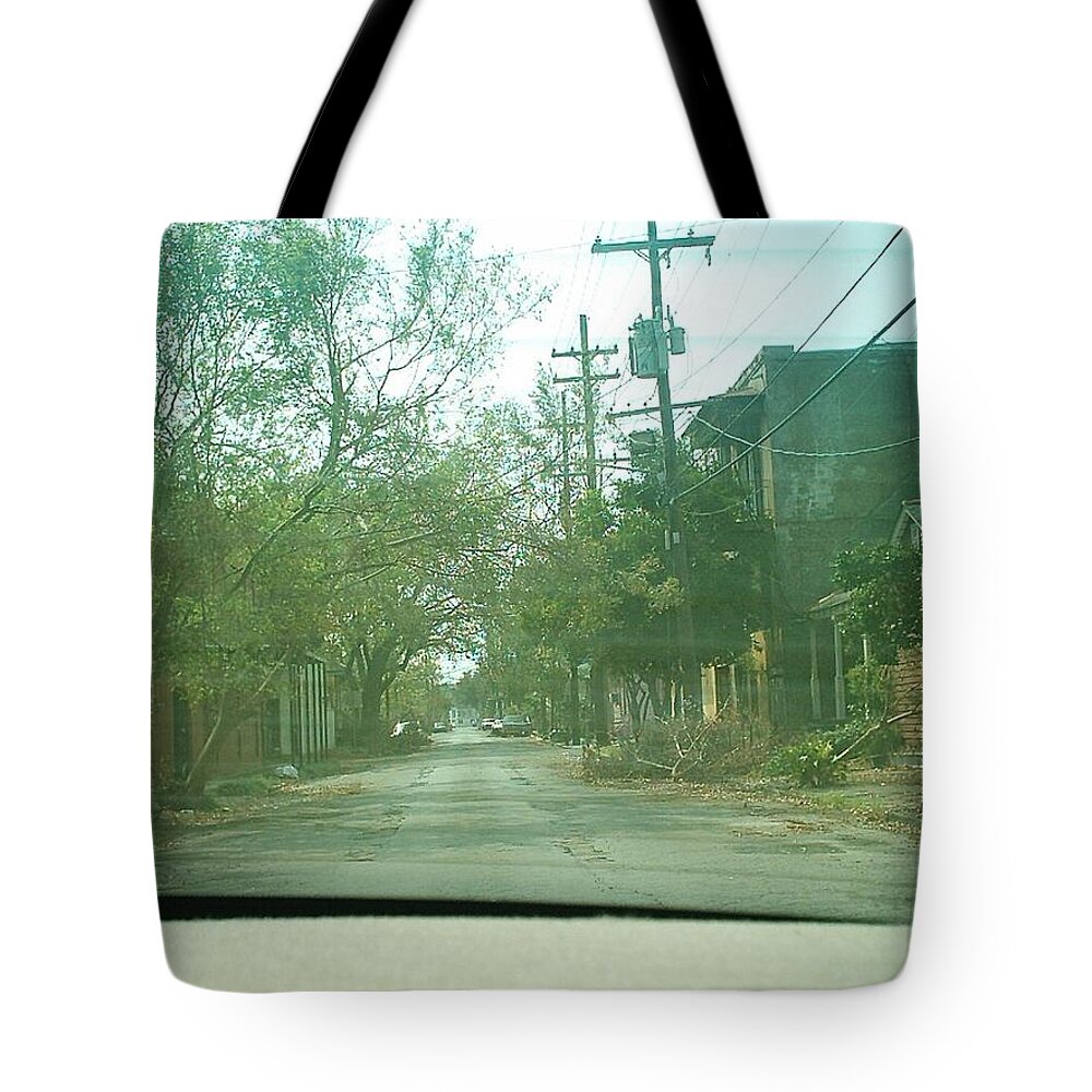 New Orleans Tote Bag featuring the photograph Hurricane Katrina Series - 12 by Christopher Lotito