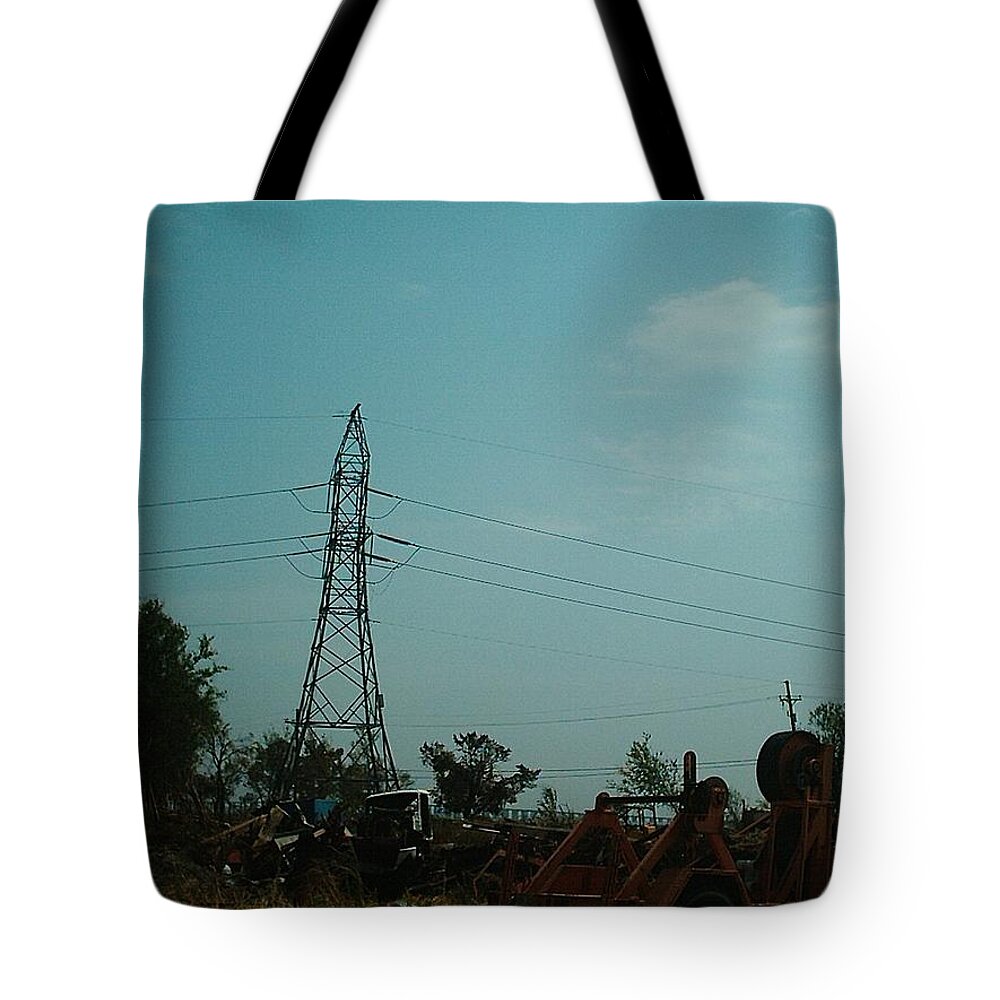  Tote Bag featuring the photograph Hurricane Katrina Series - 2 by Christopher Lotito
