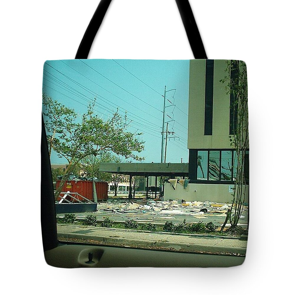 New Orleans Tote Bag featuring the photograph Hurricane Katrina Series - 60 by Christopher Lotito
