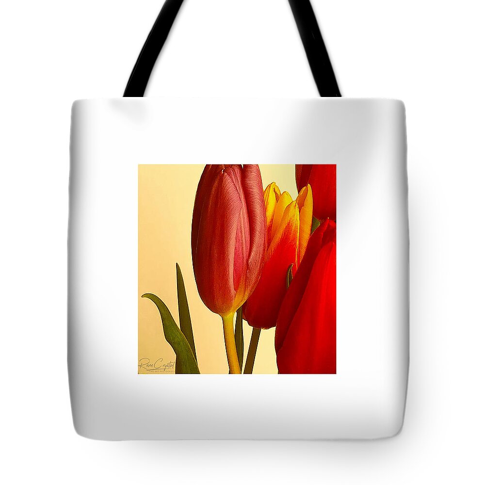 Tulips Tote Bag featuring the photograph Hurry Spring - Pretty Please by Rene Crystal