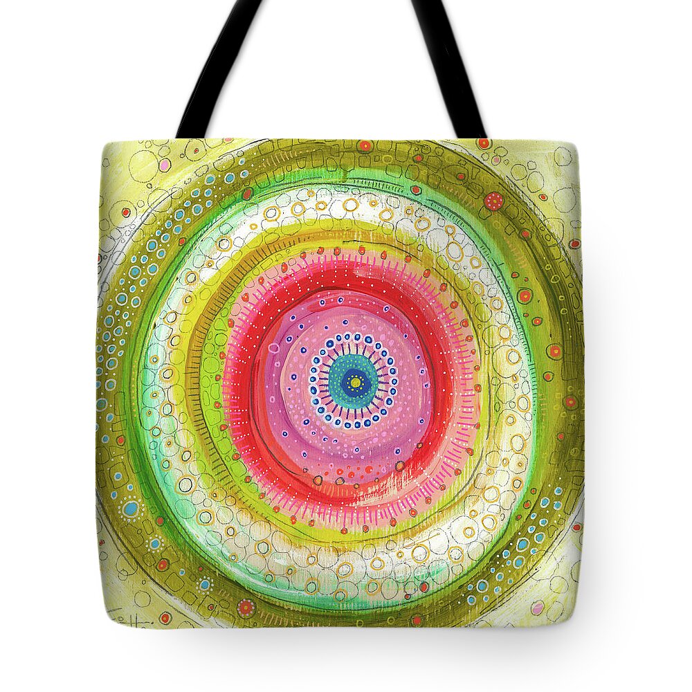 Empowered Tote Bag featuring the painting I Am Empowered by Tanielle Childers