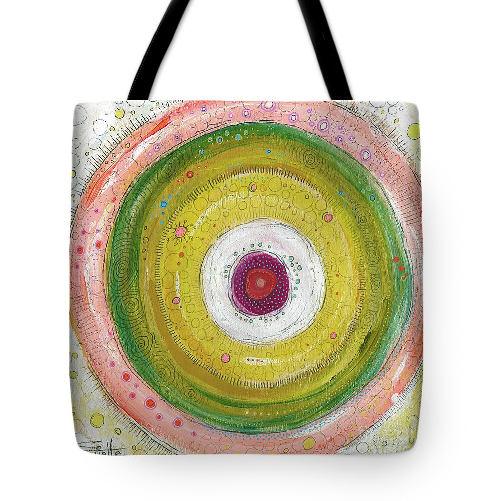 I Am Enough Tote Bag featuring the painting I Am Enough by Tanielle Childers