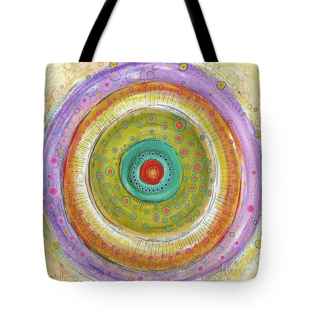 Healing Tote Bag featuring the painting I Am Healing by Tanielle Childers