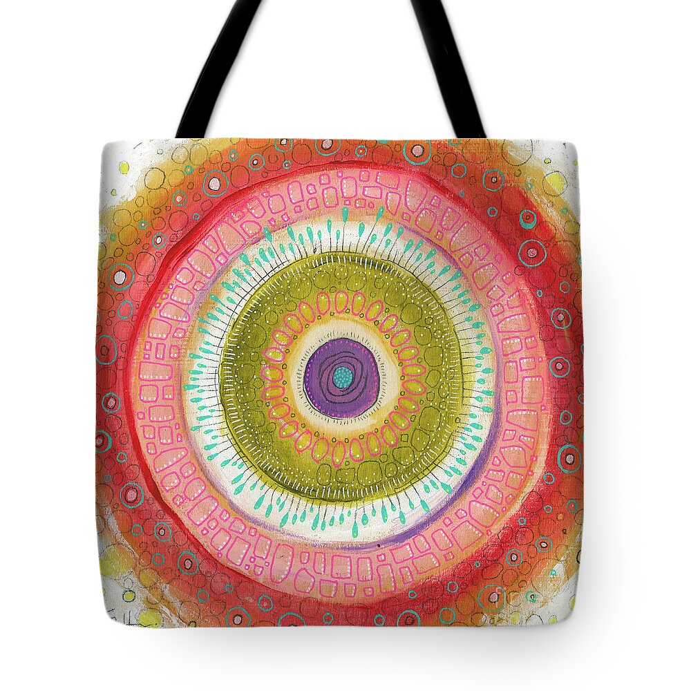 Passionate Tote Bag featuring the painting I Am Passionate by Tanielle Childers