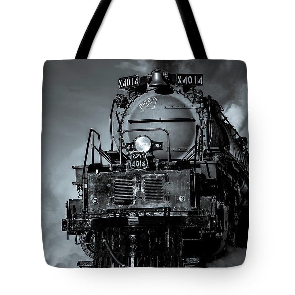 Train Tote Bag featuring the photograph I Hear The Train a Comin by David Morefield
