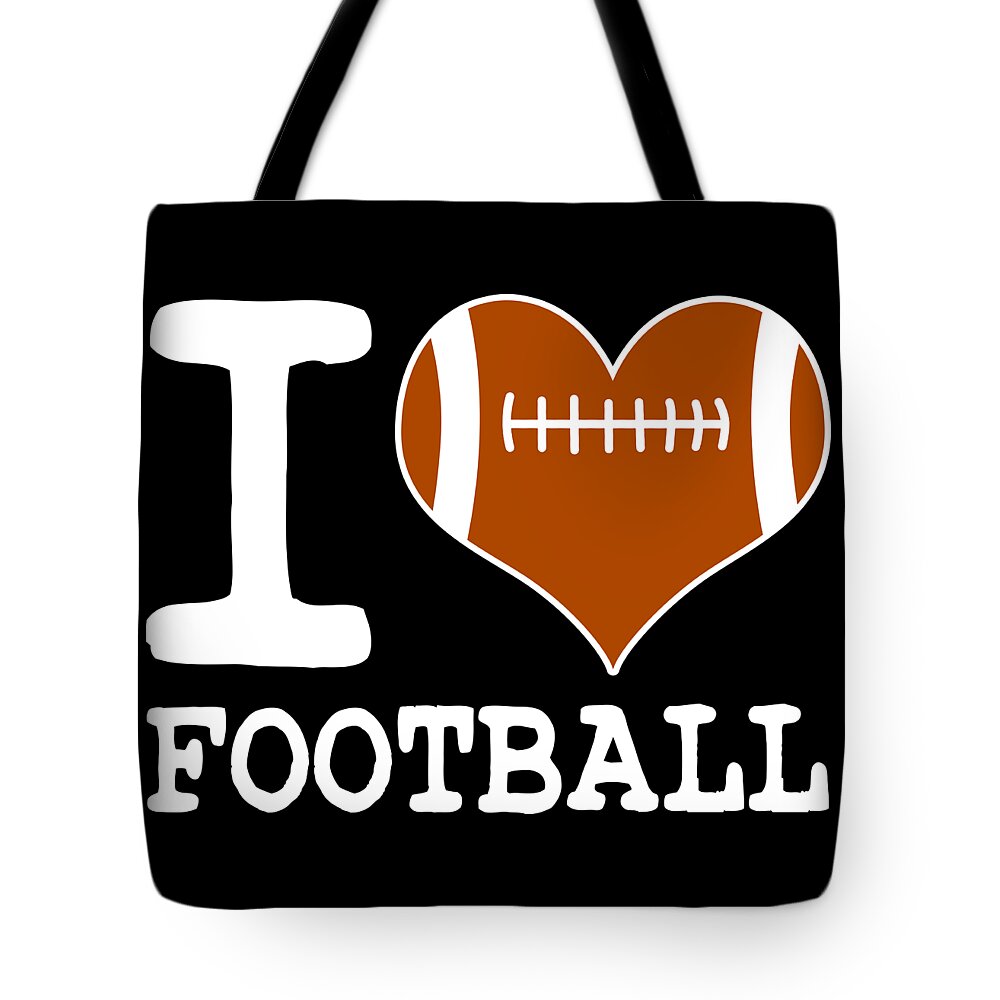 I Love Football Athlete Sports Player Gift Digital Art by Haselshirt - Fine  Art America