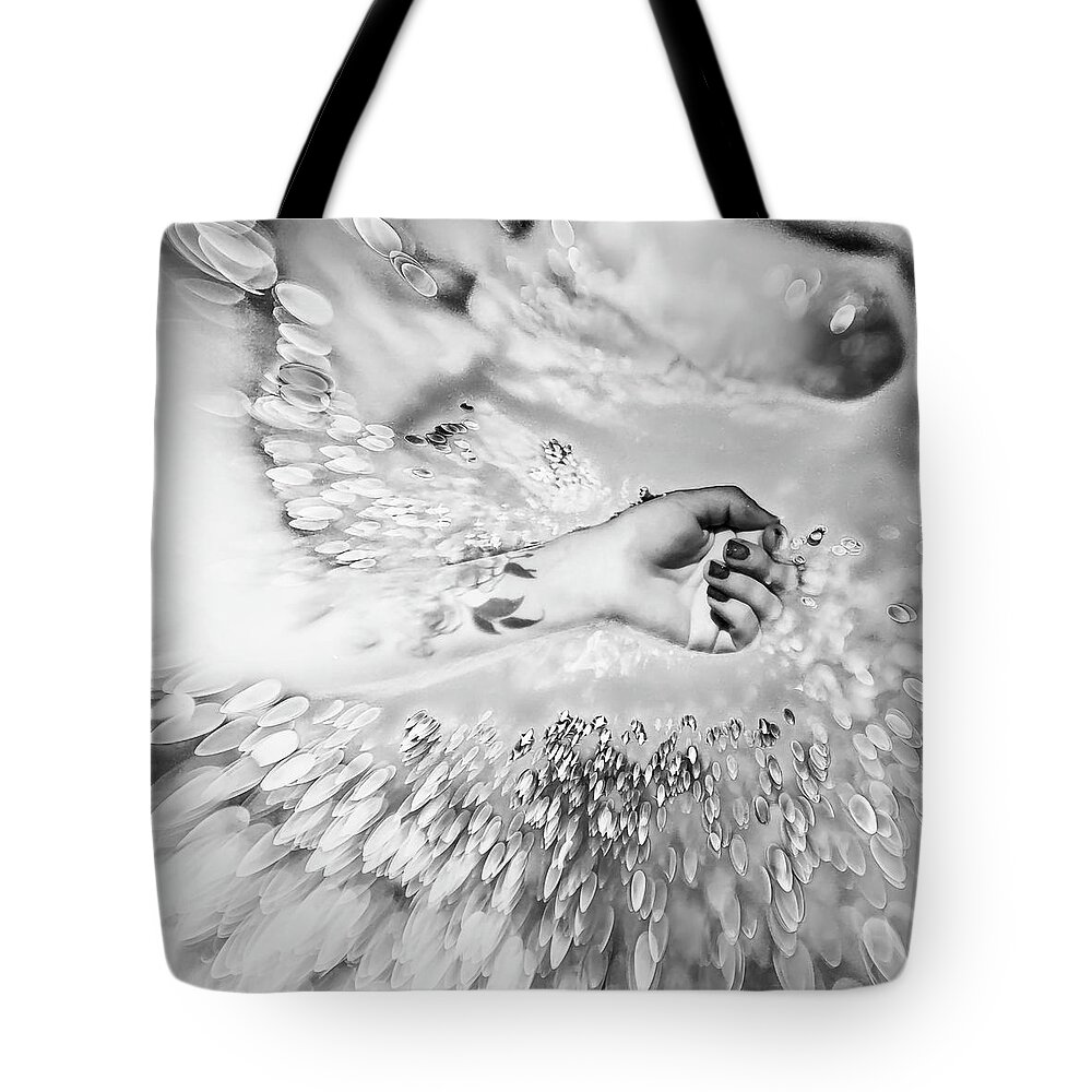 Fantasy.in.fashion Tote Bag featuring the photograph I Love to Shoot Hands by Ken Sexton