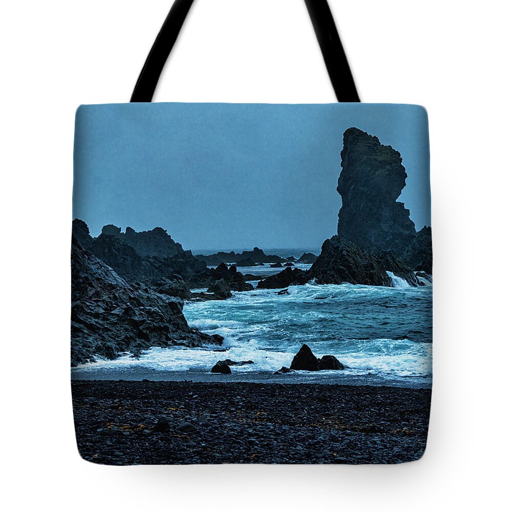 Iceland Tote Bag featuring the photograph Iceland Coast by Tom Singleton