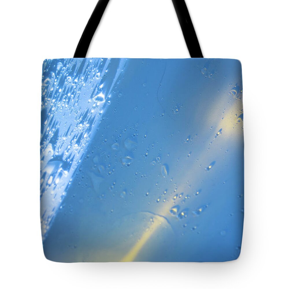 Abstract Tote Bag featuring the photograph Icey Hot by Jim Signorelli