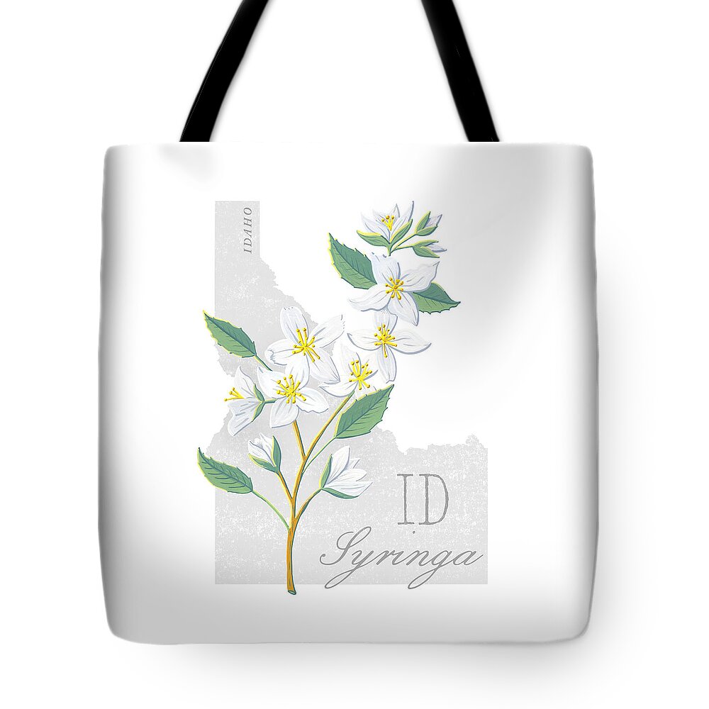 Jennifer Artistic Name Design with Flower Tote Bag