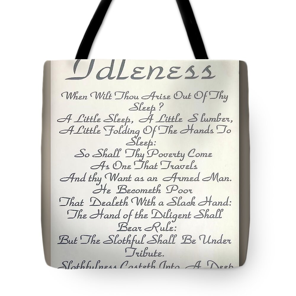  Tote Bag featuring the ceramic art Idleness by Mary Russell