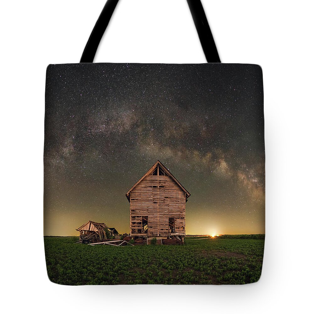 Nightscape Tote Bag featuring the photograph If You Build It by Grant Twiss