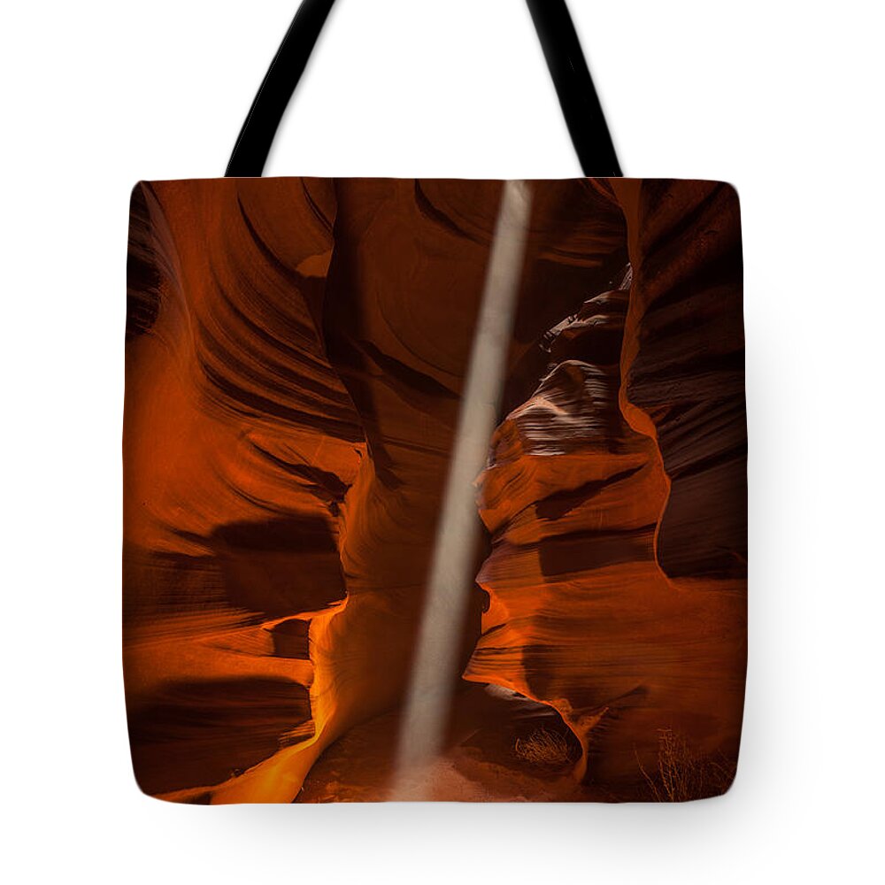 Antelope Canyon Tote Bag featuring the photograph Illuminati by Peter Boehringer