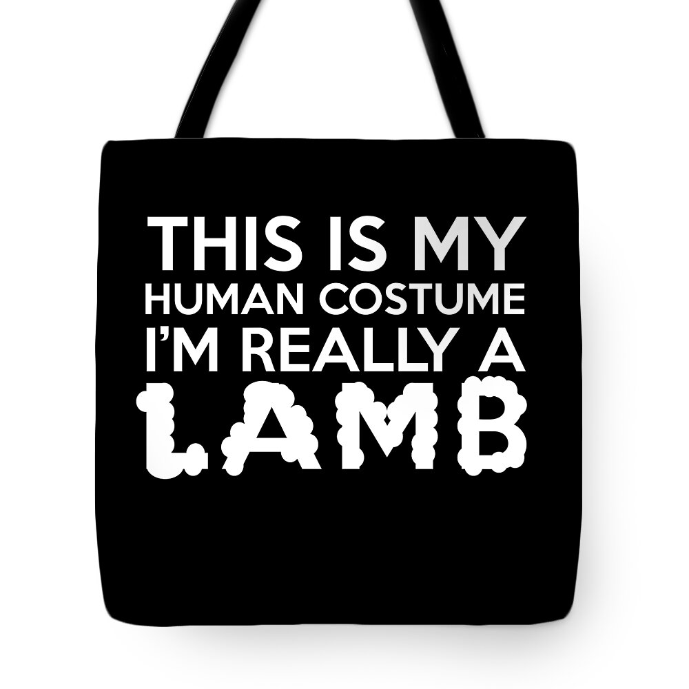 IM Really A Lamb Halloween Costume For Men Women Kids Tote Bag by