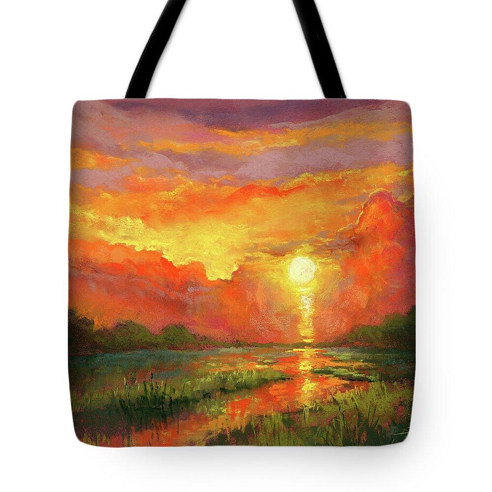 Imagine Tote Bag featuring the painting Imagine by Dianne Parks