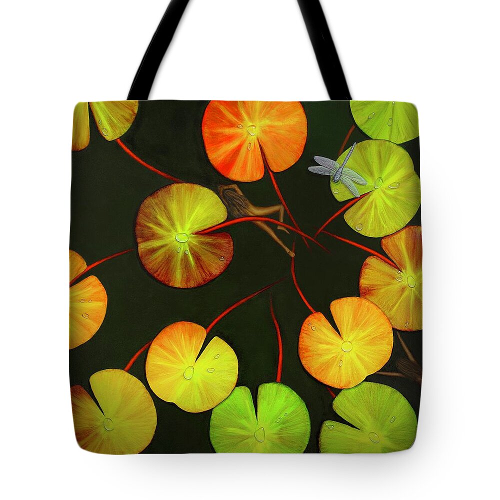 Kim Mcclinton Tote Bag featuring the painting Immersion by Kim McClinton