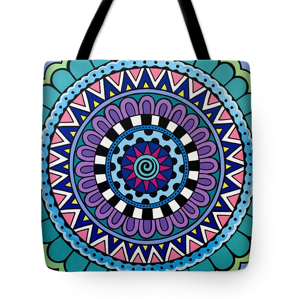 Mandala Tote Bag featuring the painting In A Dream by Beth Ann Scott
