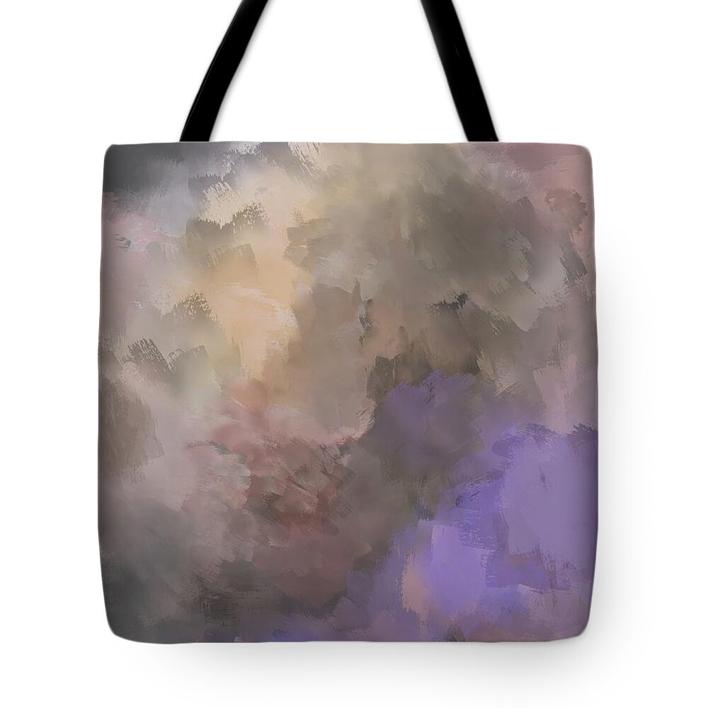  Tote Bag featuring the digital art In The Clouds by Michelle Hoffmann