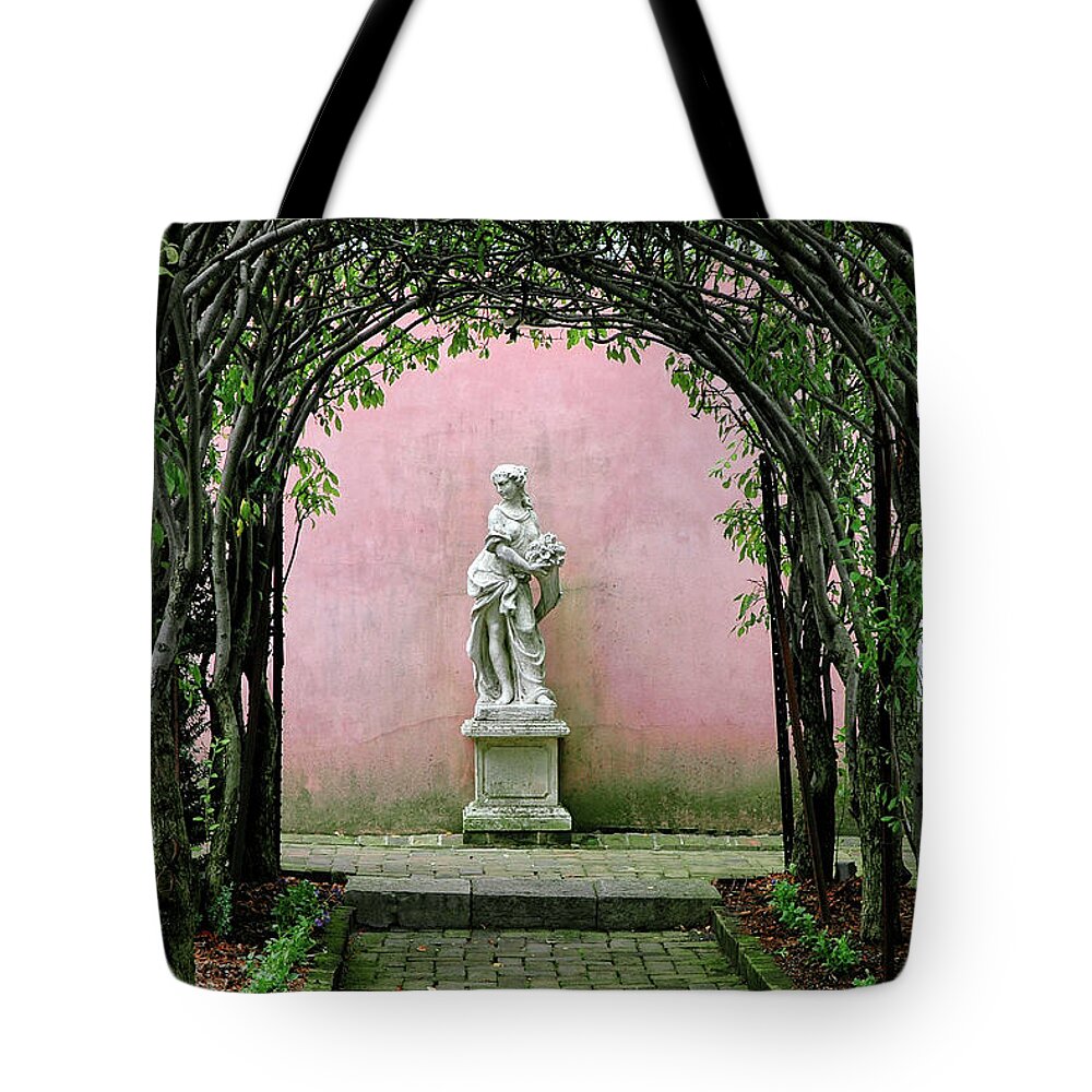 Photo Tote Bag featuring the photograph In the Glen Burnie Garden by Anthony M Davis