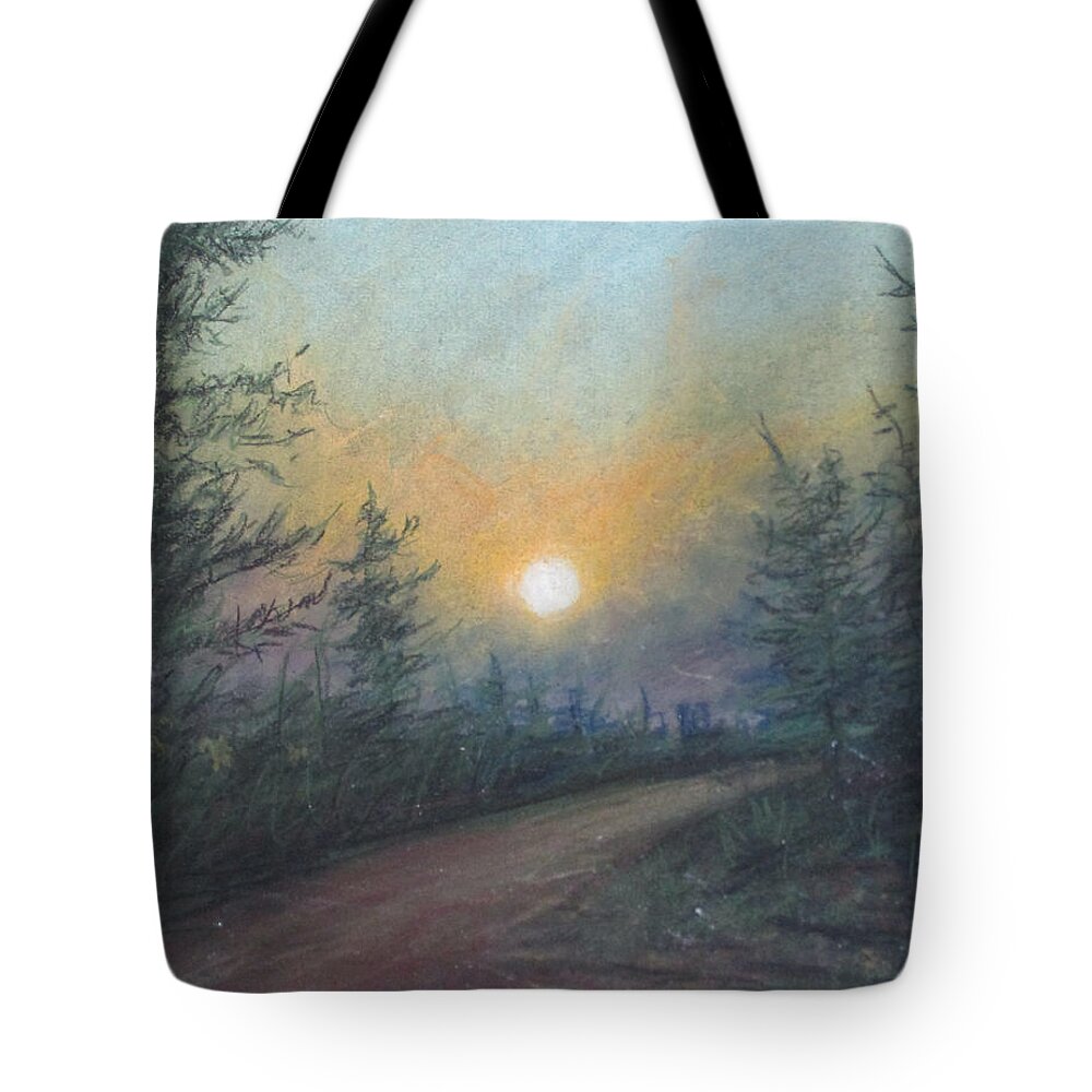 Sun Tote Bag featuring the painting In the Night by Jen Shearer