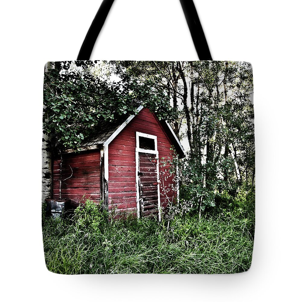 Barn Tote Bag featuring the photograph In The Woods by Carmen Kern