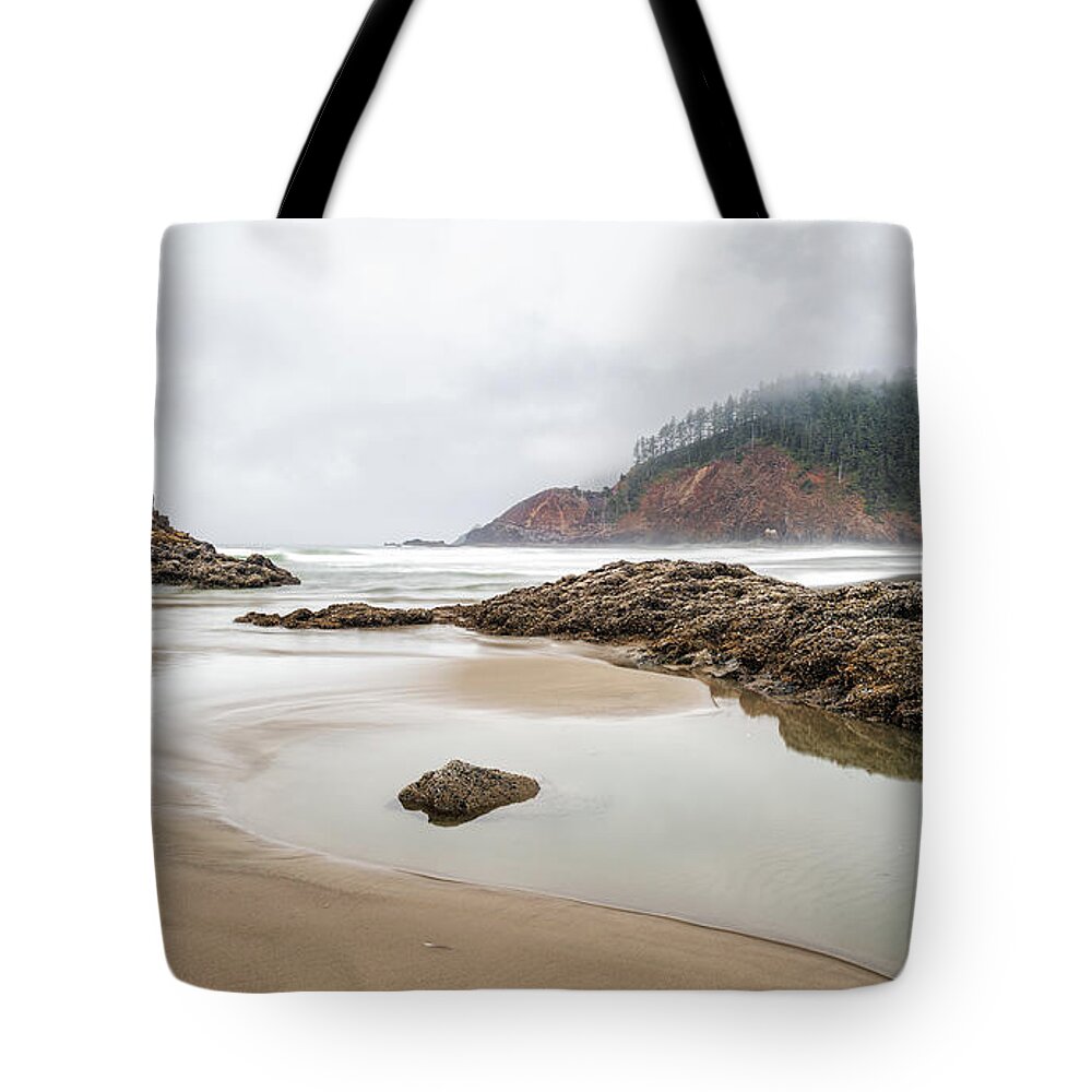 Beach Tote Bag featuring the photograph Indian Beach by Rudy Wilms