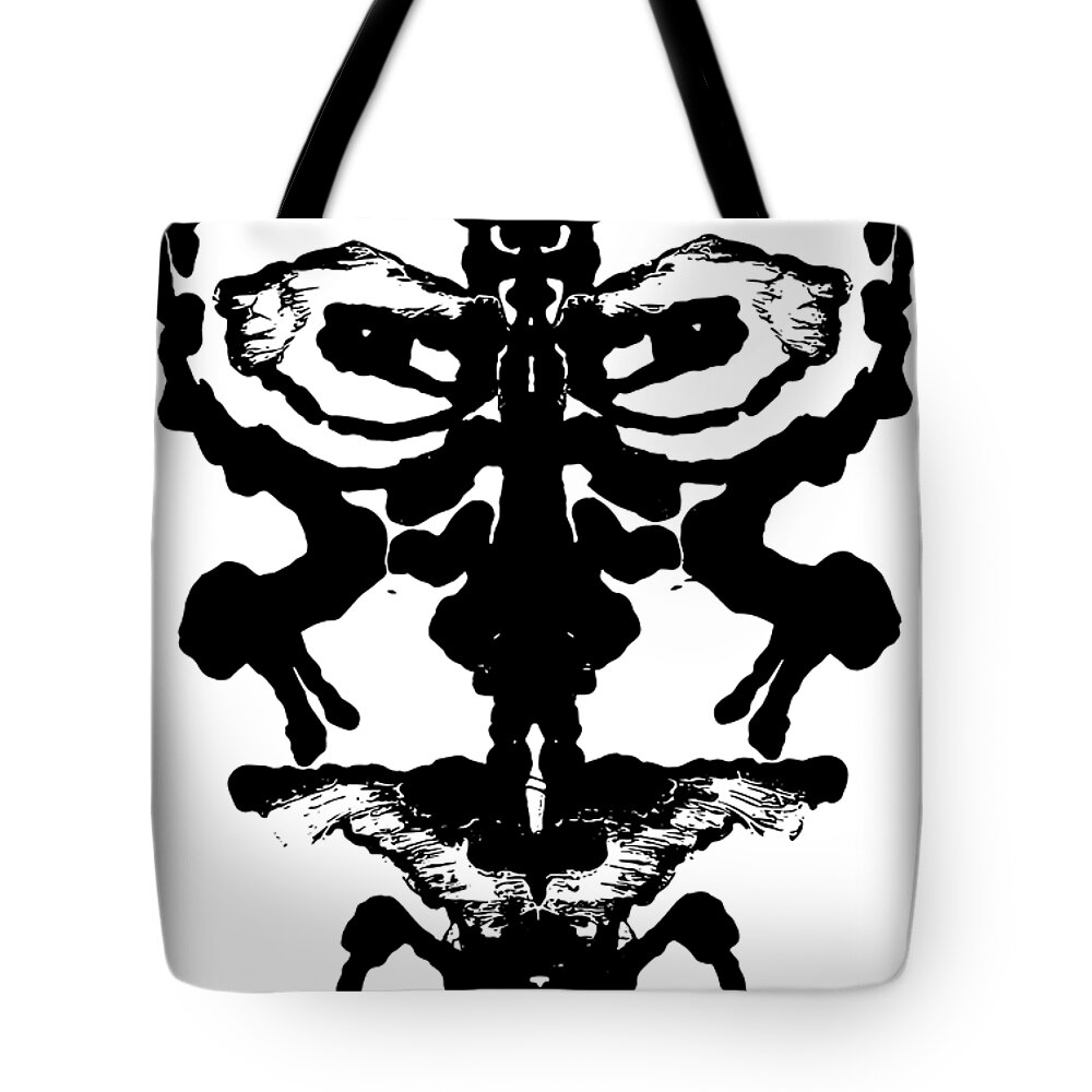 Statement Tote Bag featuring the painting Intelligence by Stephenie Zagorski