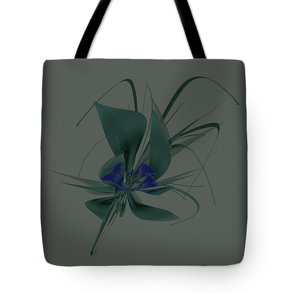 Oriiginal Tote Bag featuring the digital art Interior design 6 by Andrew Penman