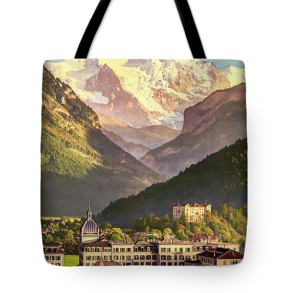 Switzerland Tote Bag featuring the photograph Interlaken by Joseph S Giacalone