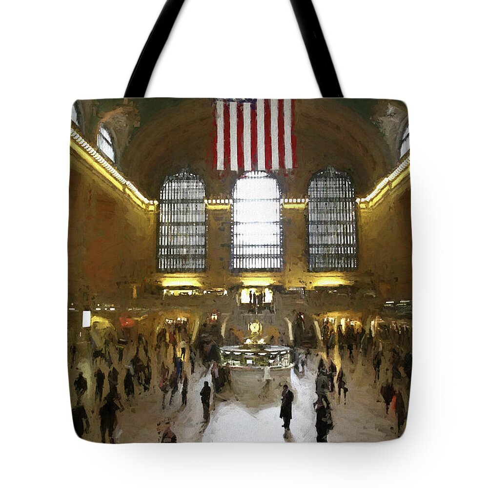 New York City Tote Bag featuring the photograph Into the Lion's Den by Xine Segalas