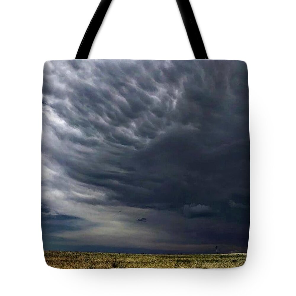 Iphonography Tote Bag featuring the photograph Iphonography Clouds 1 by Julie Powell