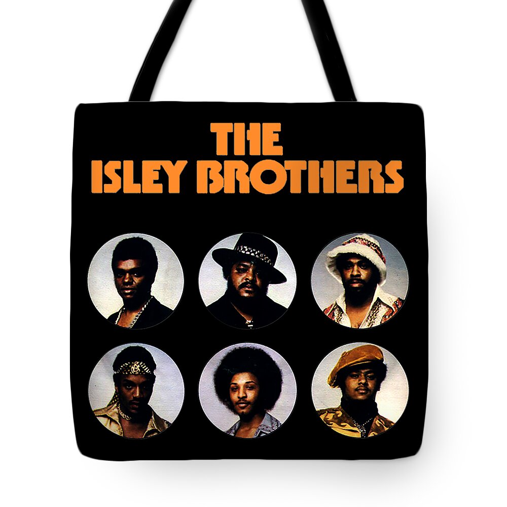  Isley Brothers Tote Bag featuring the digital art Isley Brothers by Brittni Carlson