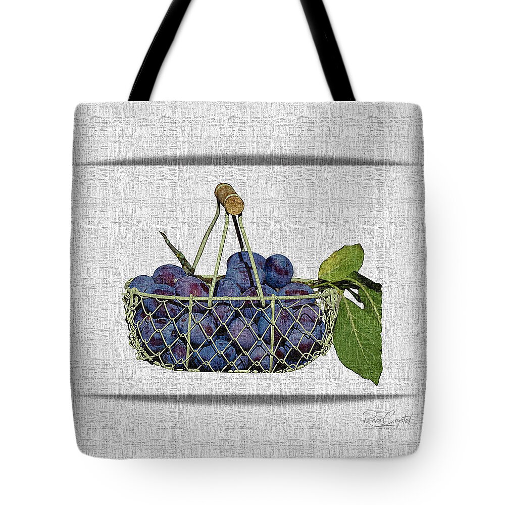 Plums Tote Bag featuring the photograph Isn't That Just Plum Perfect by Rene Crystal