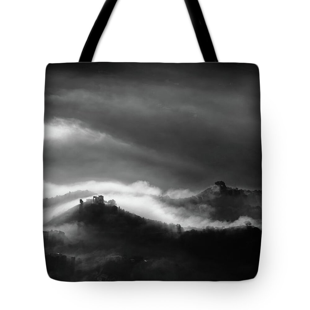 Spain Tote Bag featuring the photograph Isolation by Gary Browne