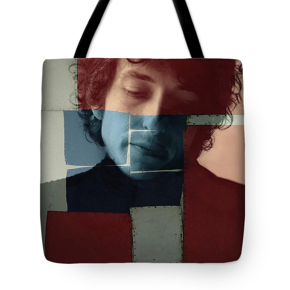 Dylan Tote Bag featuring the digital art It Ain't Me Babe by Paul Lovering