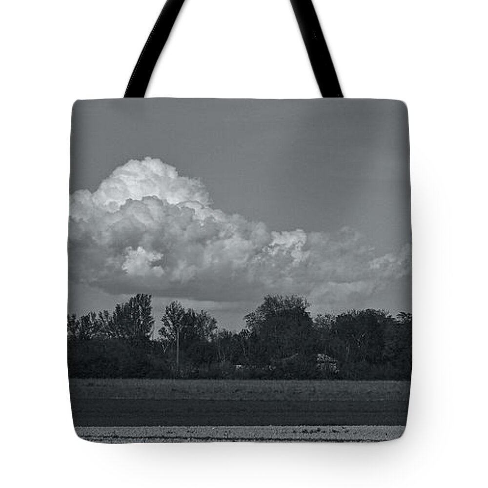 Cumulonimbus Tote Bag featuring the photograph It was an April 26 ... by Karine GADRE