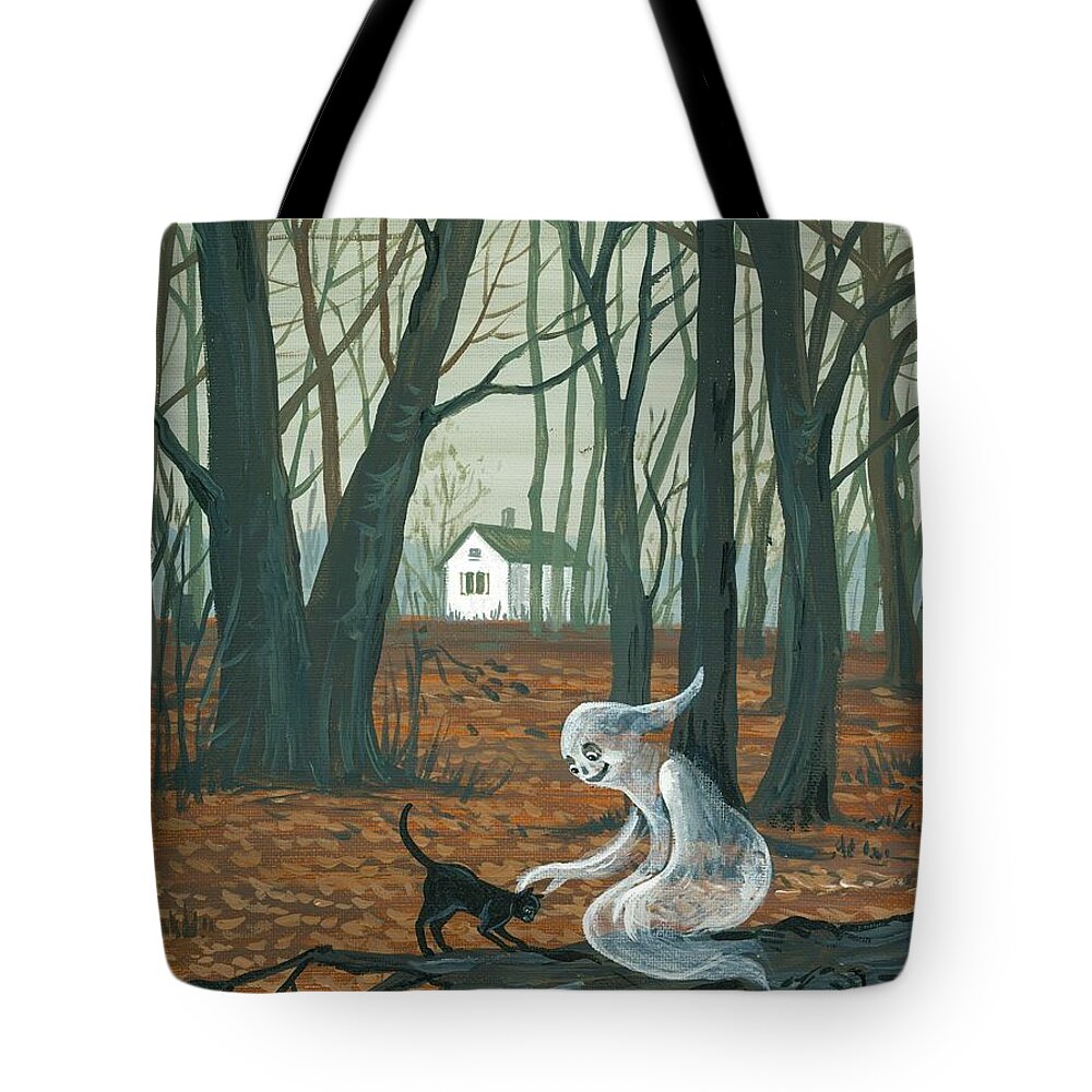 Print Tote Bag featuring the painting It Will Be Our Secret by Margaryta Yermolayeva