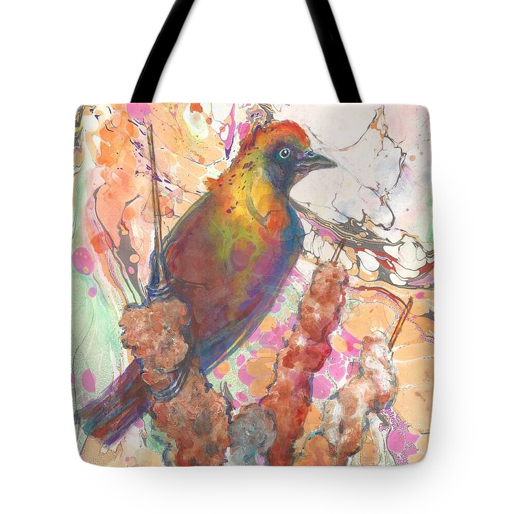 Watercolor Tote Bag featuring the painting It's a Glorious Day by Debbie Hornibrook