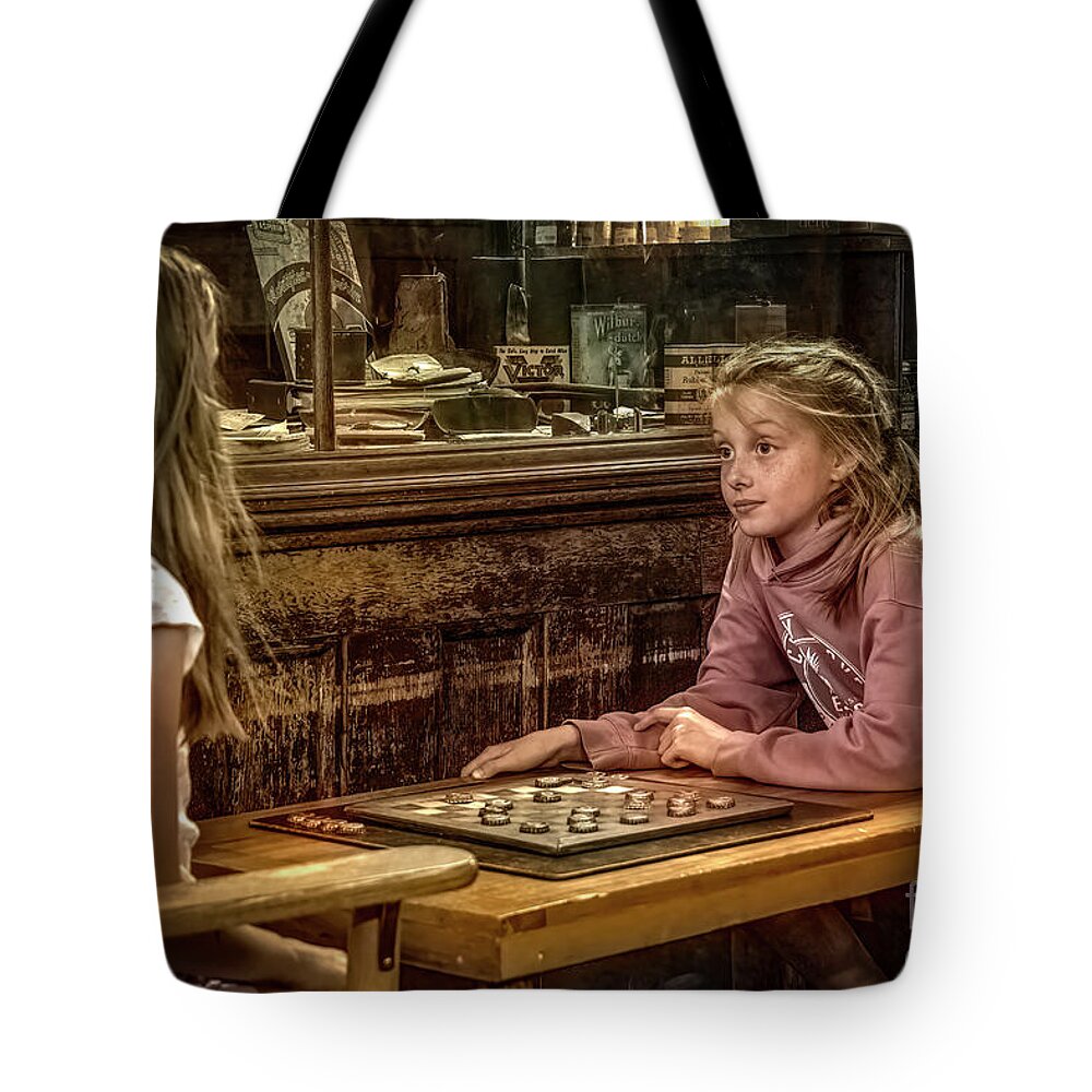 Americana Tote Bag featuring the photograph It's Your Move... by Shelia Hunt